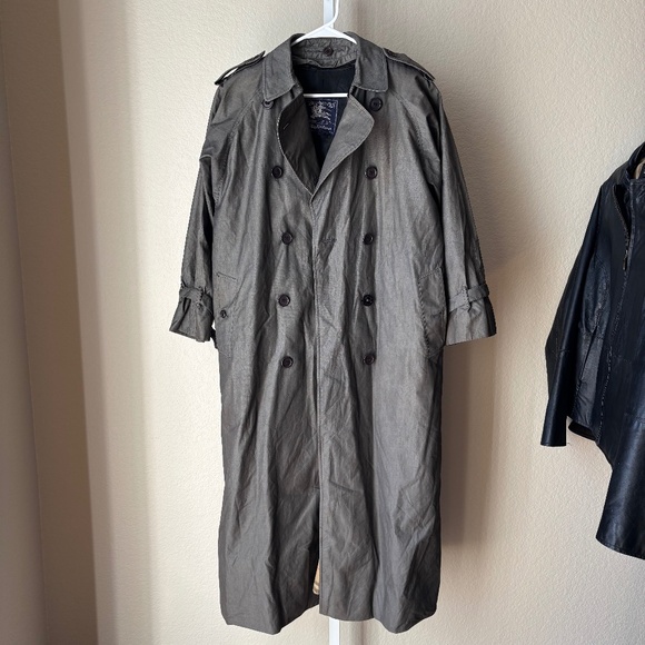 Burberrys' London made for Saks Fifth Ave Long Trench Coat with Zip Out Liner